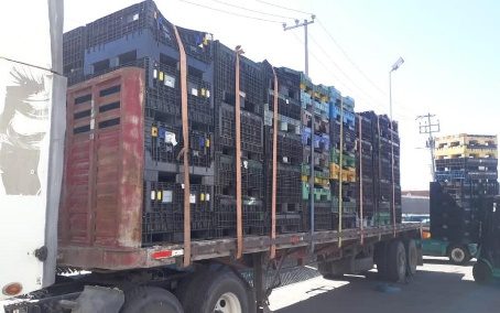 Recolección de RME — contenedores plásticos